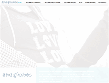 Tablet Screenshot of hostofpossibilities.com